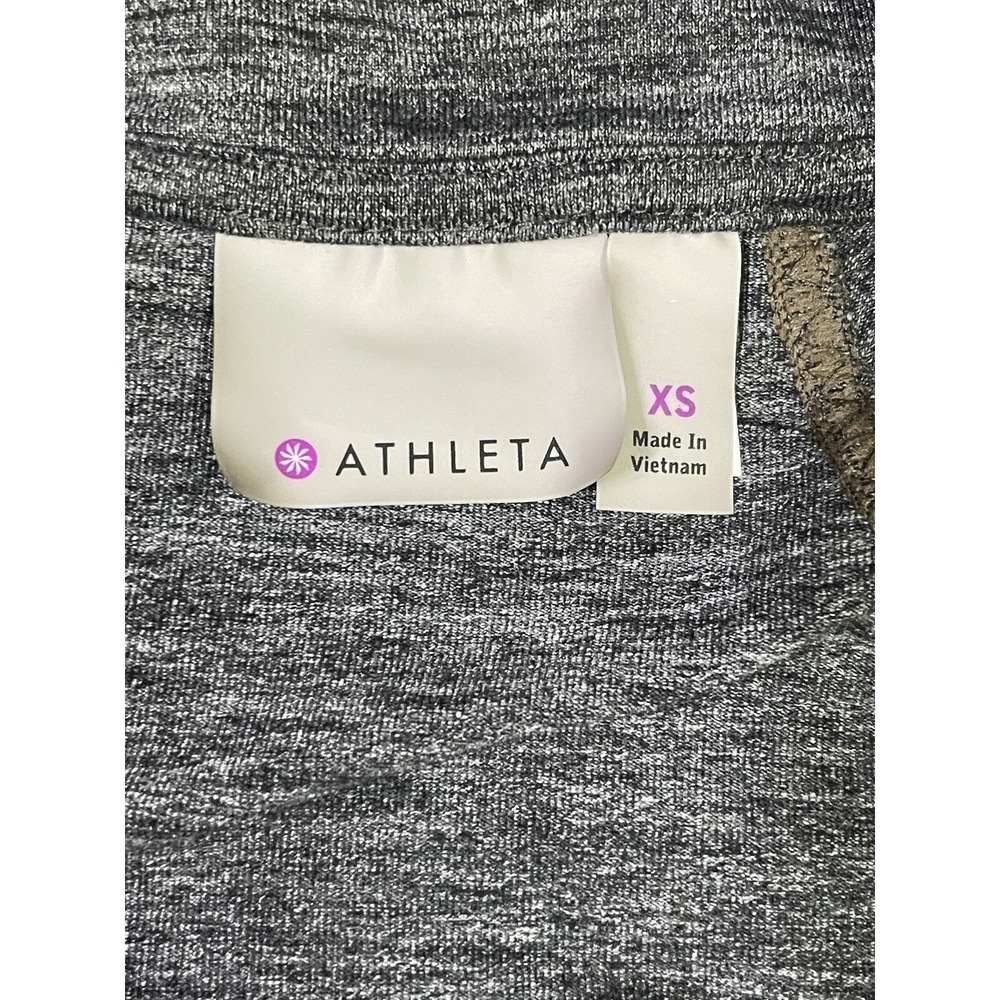 Athleta Cya Hope Jacket Size XS FULL ZIP Athletic Golf Yoga Workout HEATHER GRAY - Picture 3 of 12